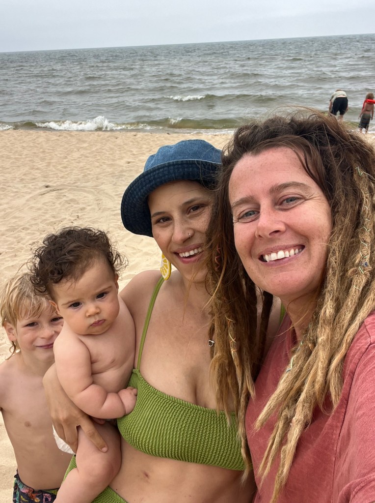 Lake day, summer fun, with friends, at the best lake in Michigan by Adventurous Leila.